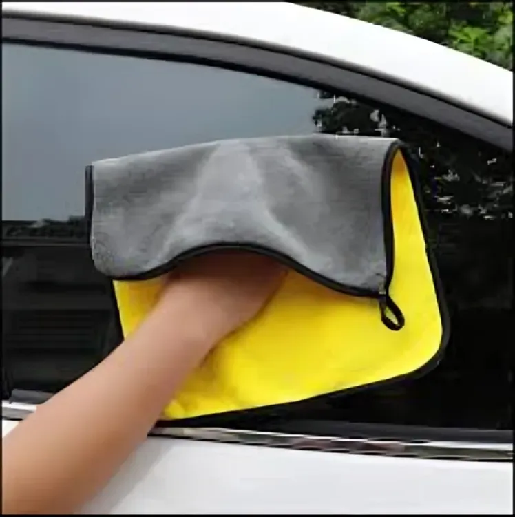 Micro Fiber Double Layer Towel for Bike/ Car Cleaning - 30*30cm & 30*40 cm - Image 4